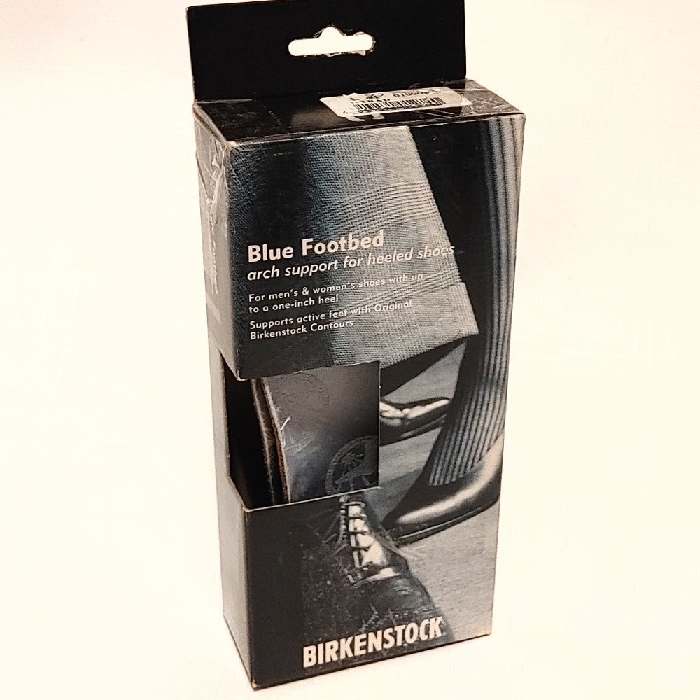 BIRKENSTOCK BLUE FOOTBED Size 45 Narrow BNIP Men's Size 12-12.5
